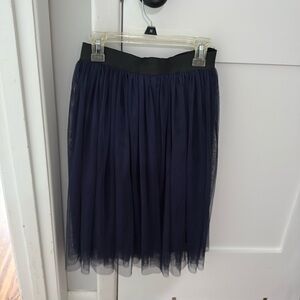 Pins and needles by urban outfitters -Navy blue fully lined tulle skirt-XS-NFS
